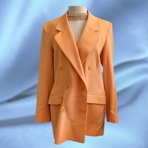 1980s Austin Reed Orange Blazer